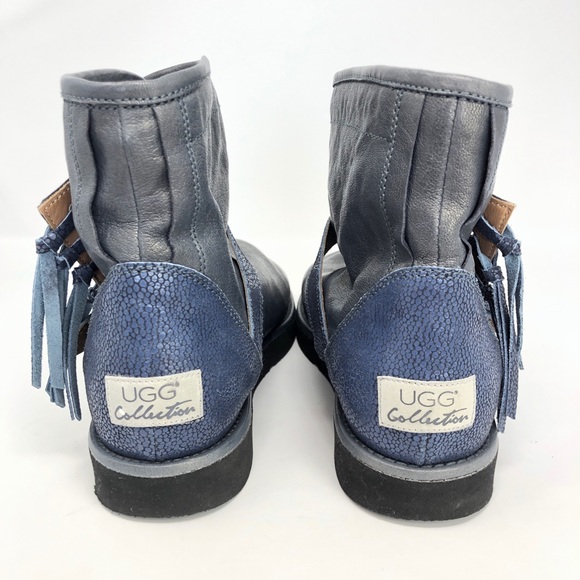 UGG Collection | Karisa Shimmer Blue Gold Boot - Picture 4 of 7